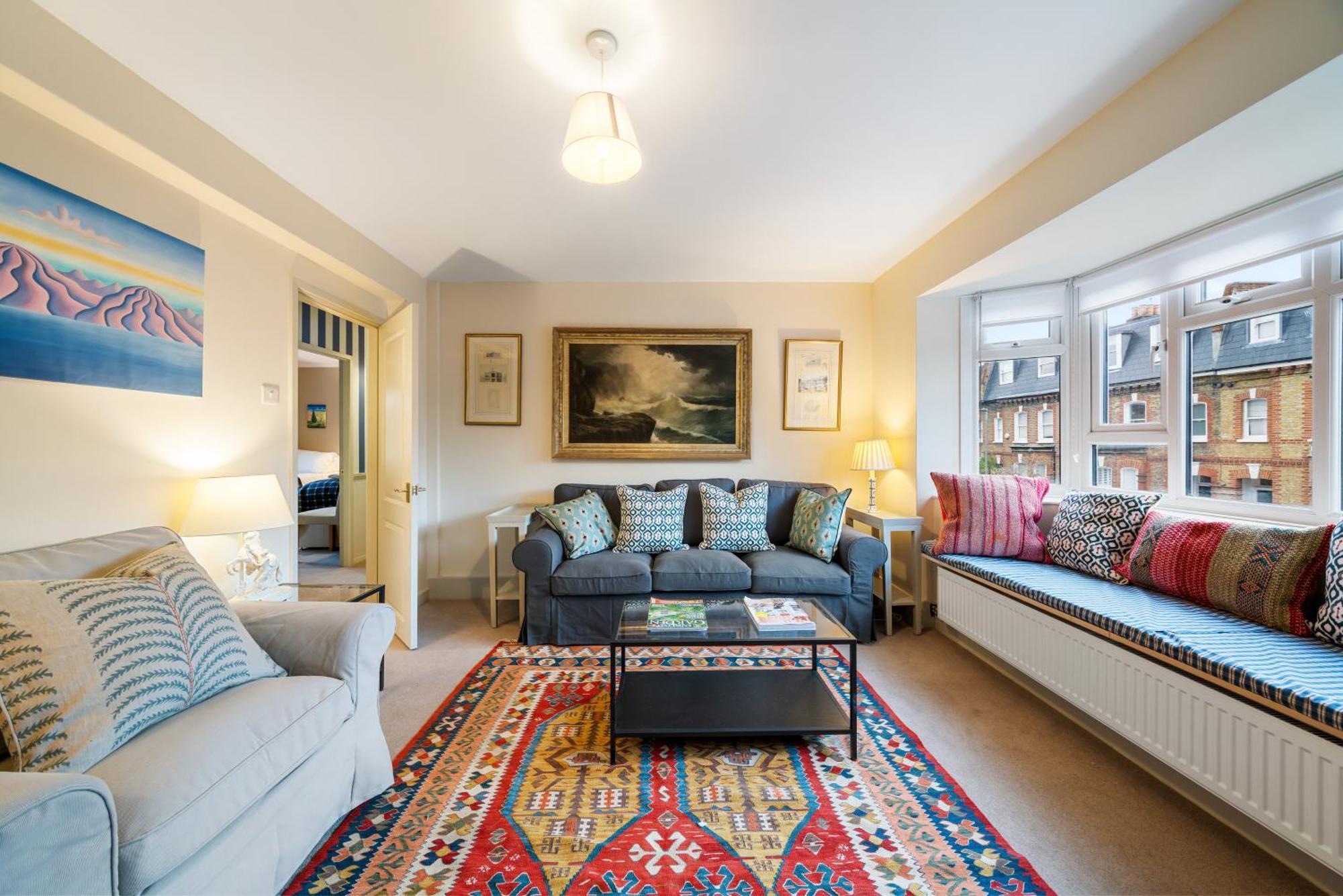 Bright & Cosy Gem ~ Battersea Park View ~ King Bed Apartment London Bagian luar foto