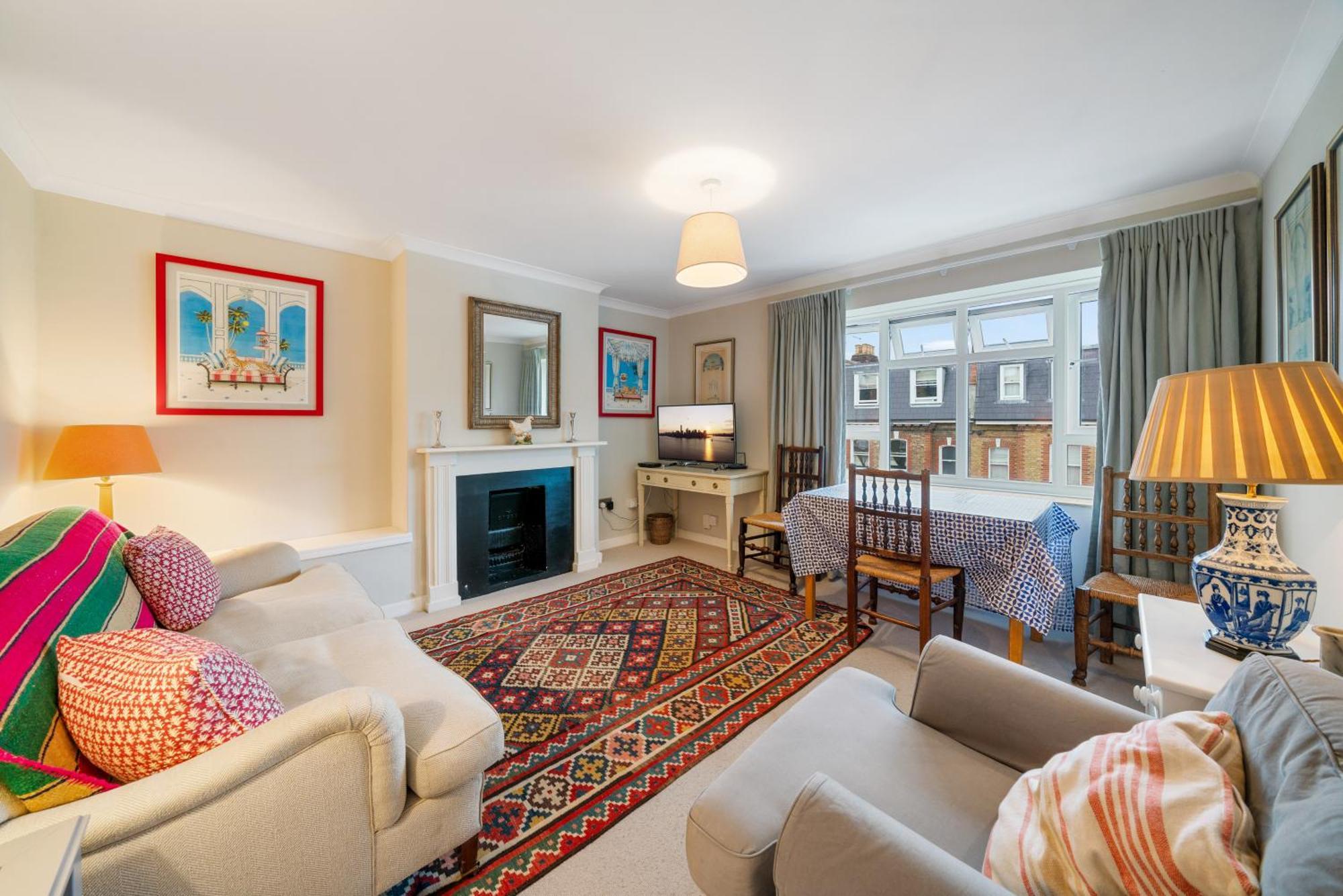 Bright & Cosy Gem ~ Battersea Park View ~ King Bed Apartment London Bagian luar foto
